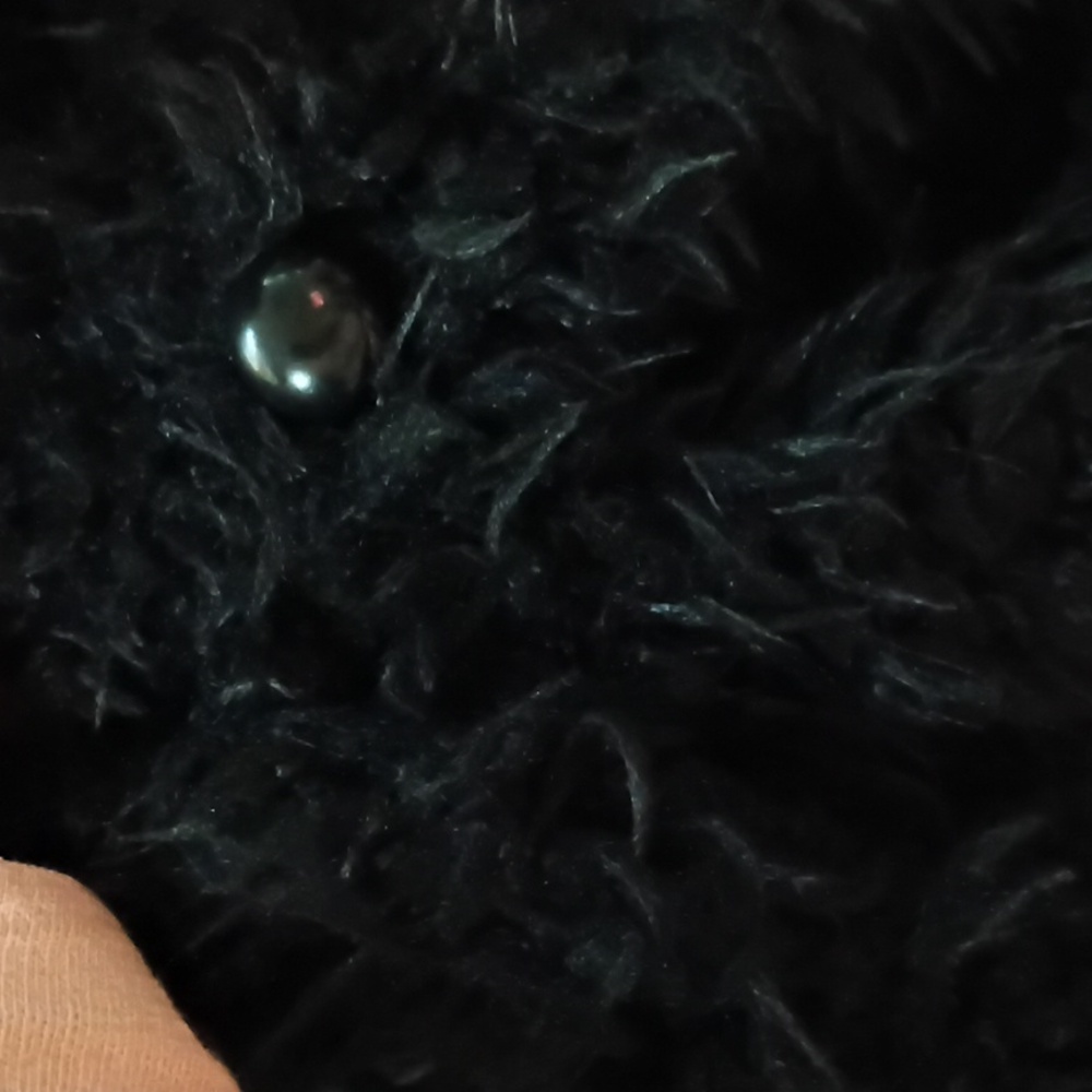 Decree Black Teddy Jacket.Pit To Pit 20" - Picture 5 of 8